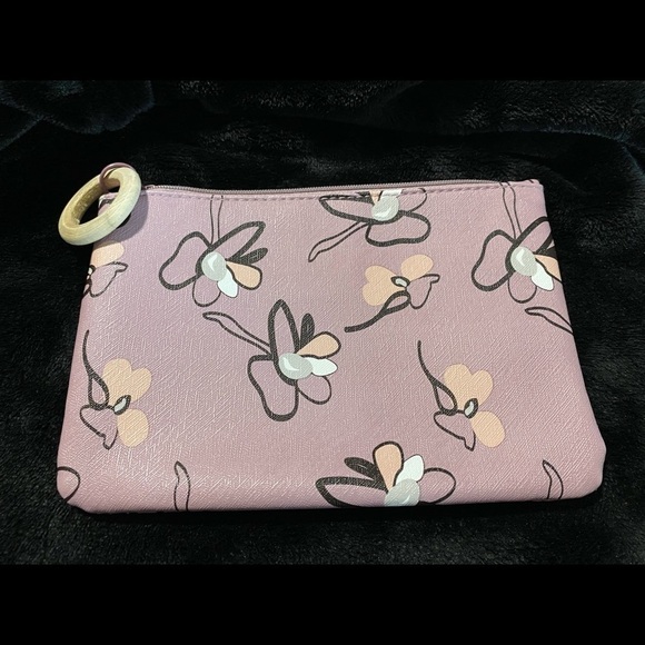 Ipsy - Purple Floral Bag - Picture 2 of 4